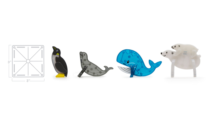 Magna-Tiles | Arctic Animals, 25 pcs