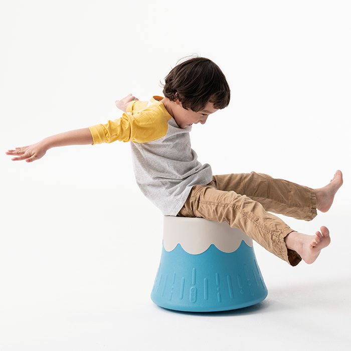 Rocking Volcano Stool for Children