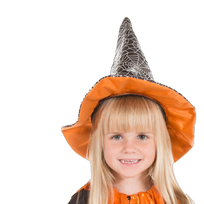 Witch Cape and Hat, Size 3-7 yrs