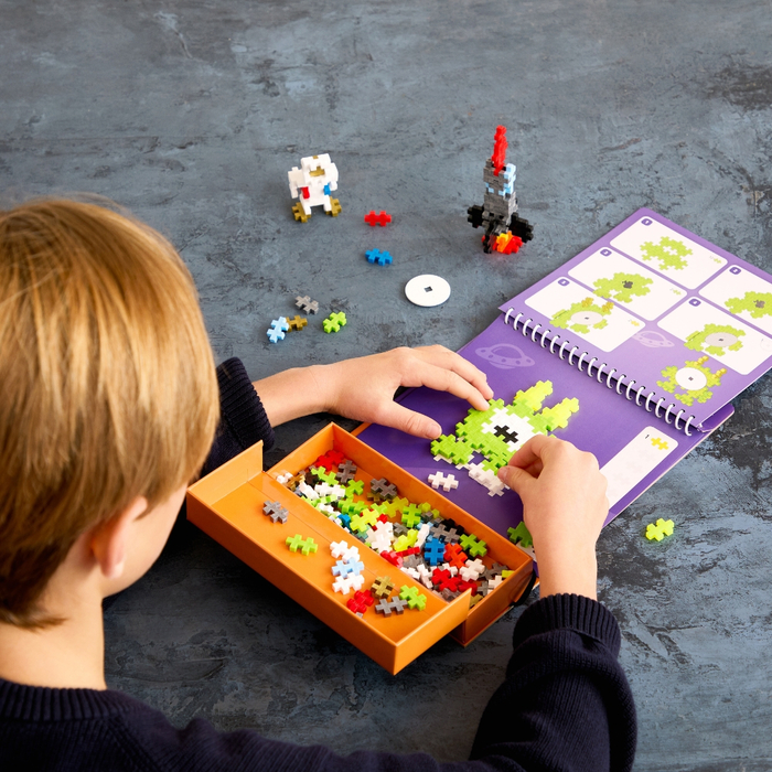 Plus-Plus - Activity Pad, Space, 125 pcs
