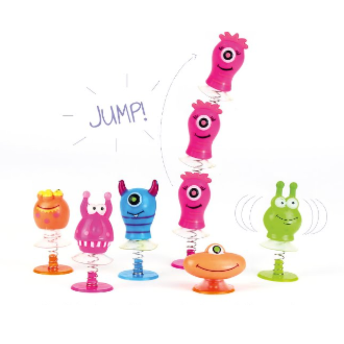 Jumping Monsters, 6 pcs