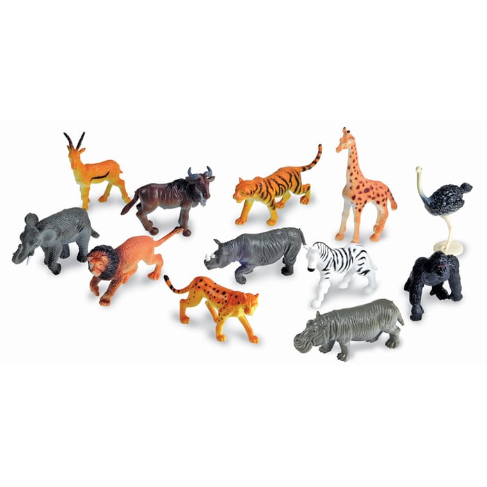 Count & Sort - Jungle Animal Counters, 60 pcs