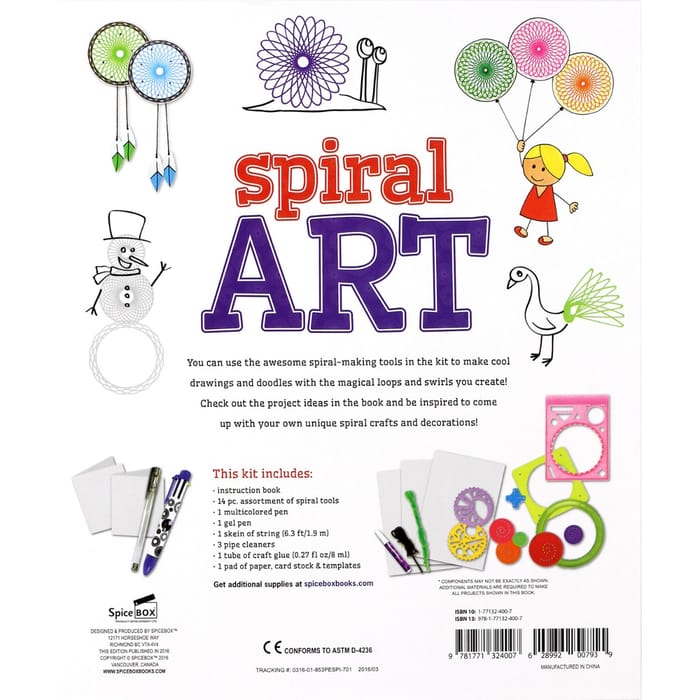 Spiral Art for Young Artists