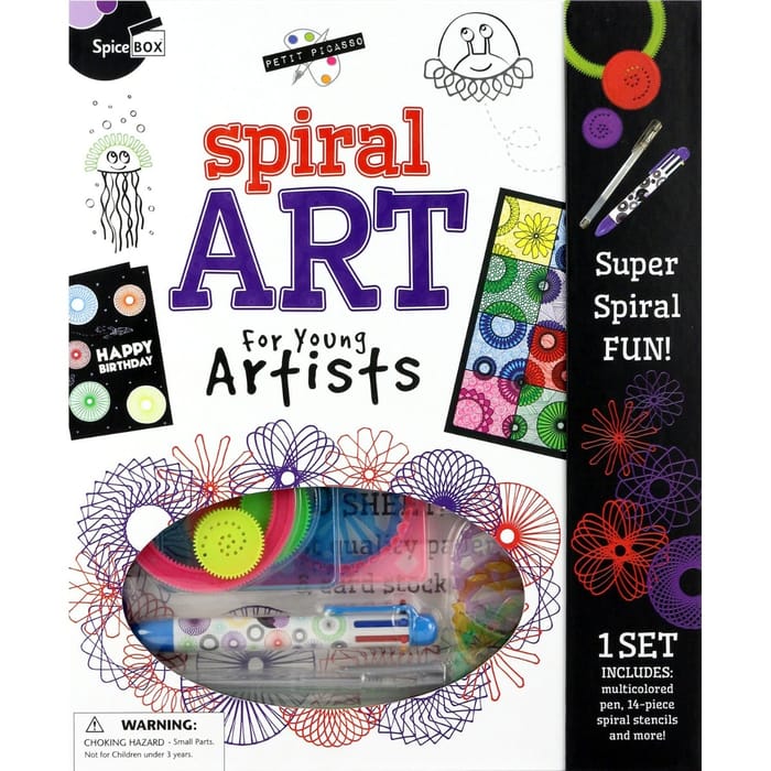 Spiral Art for Young Artists