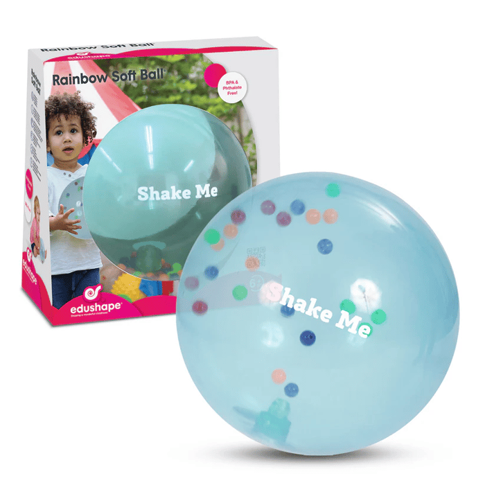 Rainbow Soft Ball with Beads