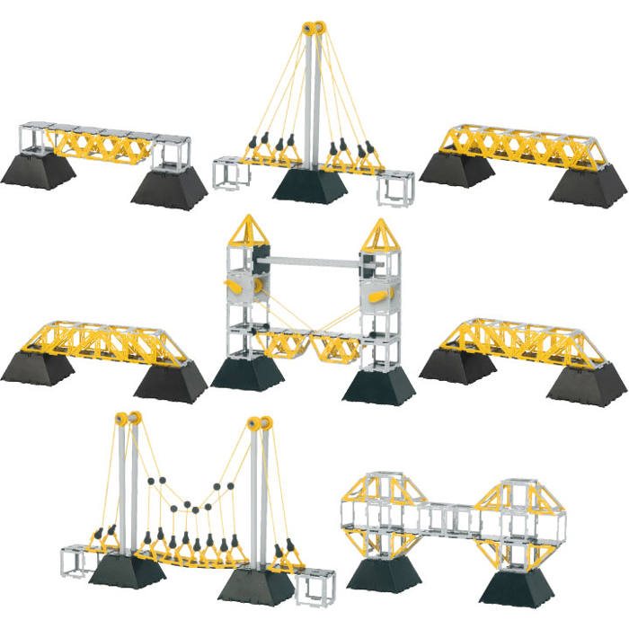 Polydron Construction Set - Bridges, 134 pcs