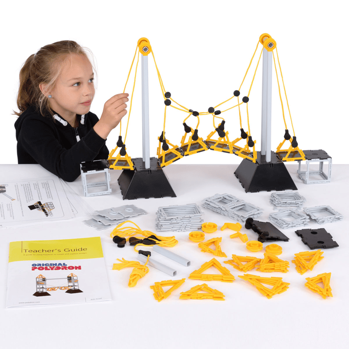 Polydron Construction Set - Bridges, 134 pcs