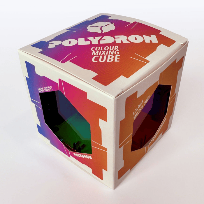 Polydron Crystal - Colour Mixing Cube, 1 pc