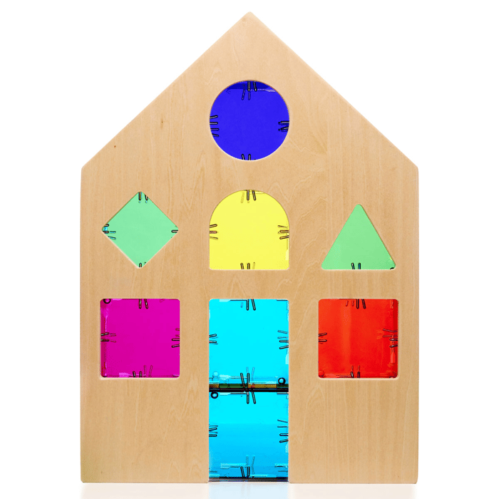 Polydron Crystal - Colour Mixing House, 49 pcs
