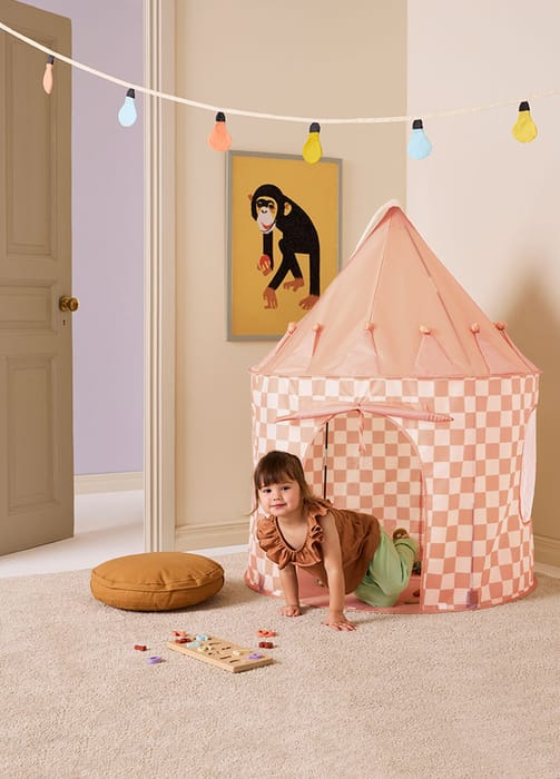 Play Tent - Pink Checks