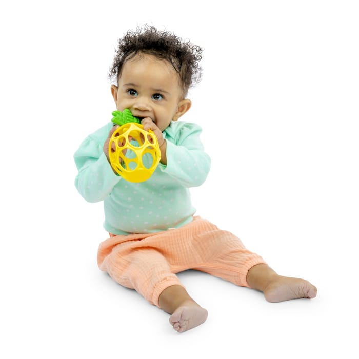Oball - Hold My Own Teether Toy - Pineapple