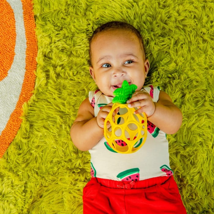 Oball - Hold My Own Teether Toy - Pineapple