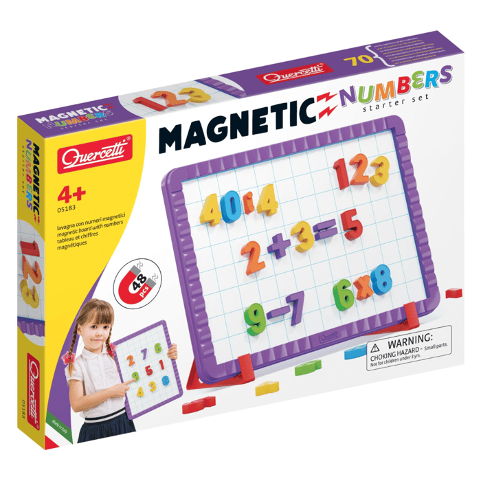 Magnetic Board with Numbers & Symbols, 48 pcs