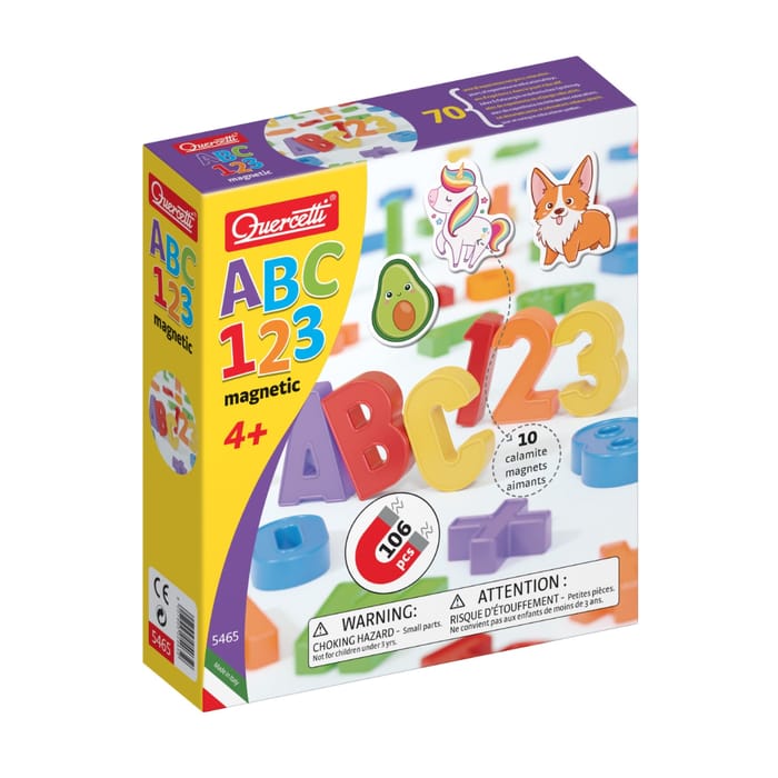 Set of Magnets - ABC, 123 & Figures, 106 pcs