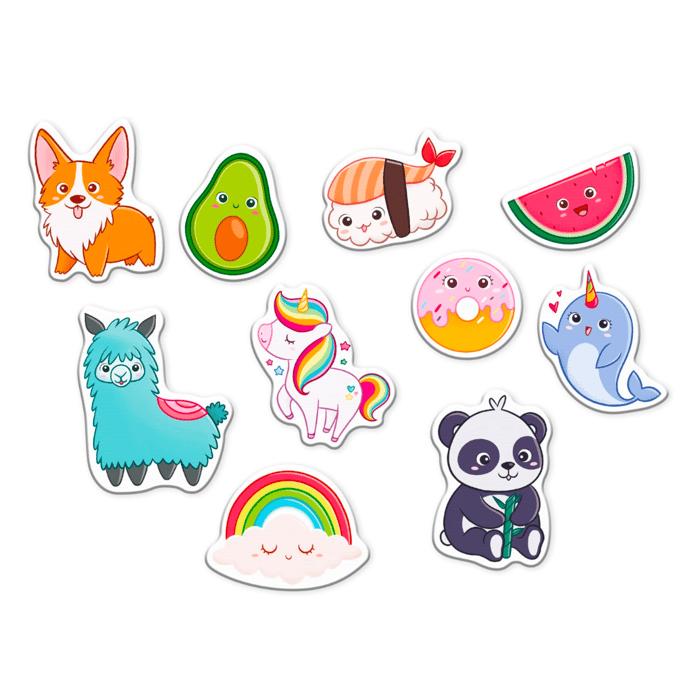 Set of Magnets - ABC, 123 & Figures, 106 pcs