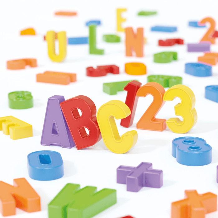 Set of Magnets - ABC, 123 & Figures, 106 pcs