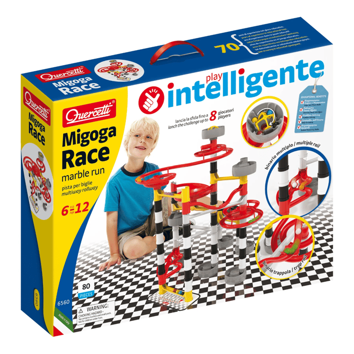 Quercetti Migoga Race Marble Run, 80 pcs