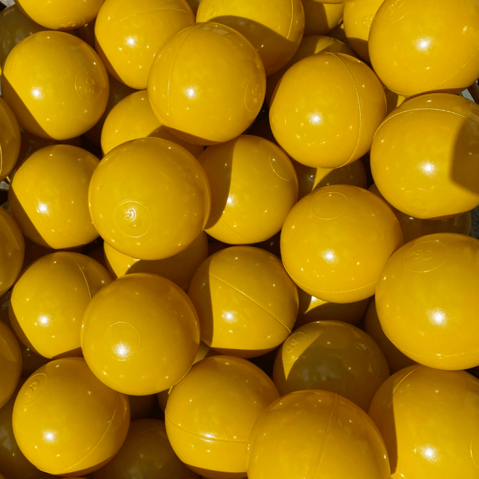 Ball Pit Balls Ø7 cm - Mustard Yellow, 100 pcs