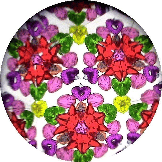 Kaleidoscope Ø5.3 cm, L: 18.5 cm