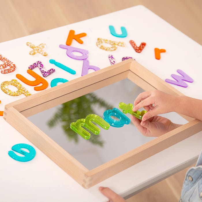 Rainbow Glitter Letters, 26 pcs