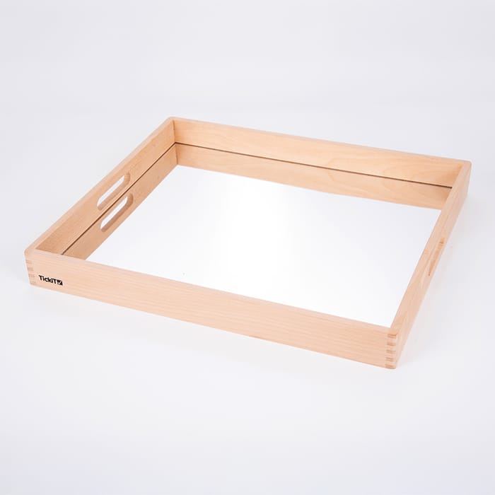 Wooden Mirror Tray - Large