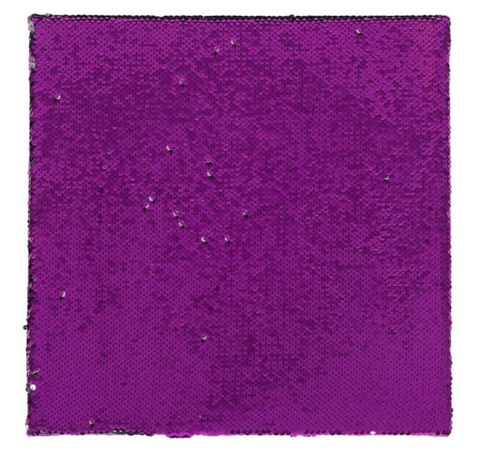 Sensory Sequin Panel - Purple/Silver