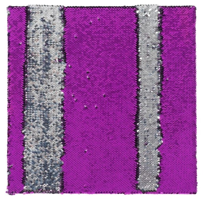 Sensory Sequin Panel - Purple/Silver