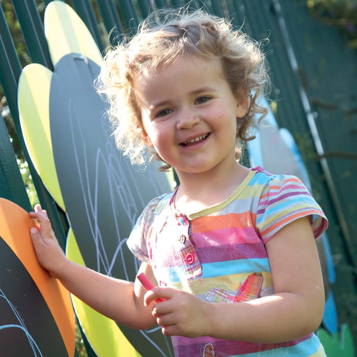 Outdoor Chalkboards - Flowers, 5 pcs