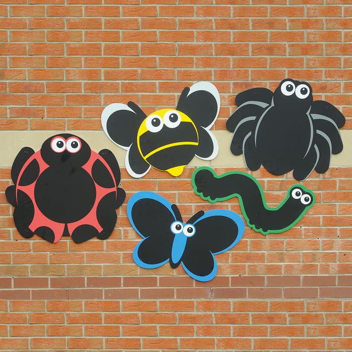 Outdoor Chalkboards - Insects, 5 pcs