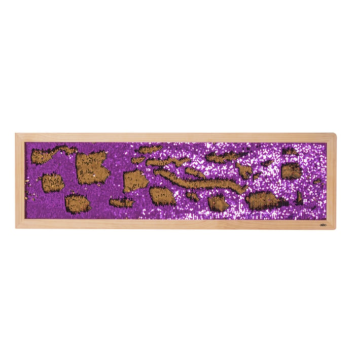 Mark Making Sequin Long Board - Purple/Gold, 1 pc