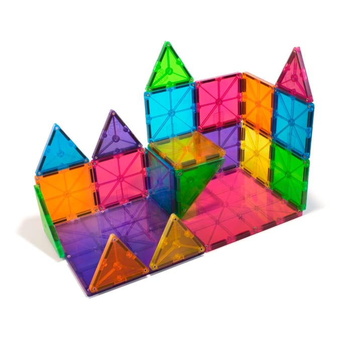 Magna-Tiles | Clear Colours, 32 pcs