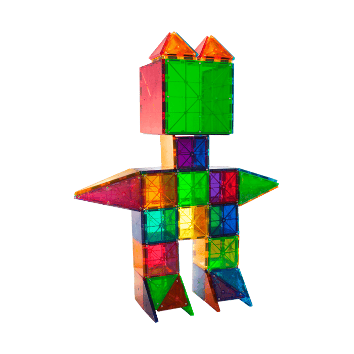 Magna-Tiles | Clear Colours, 100 pcs