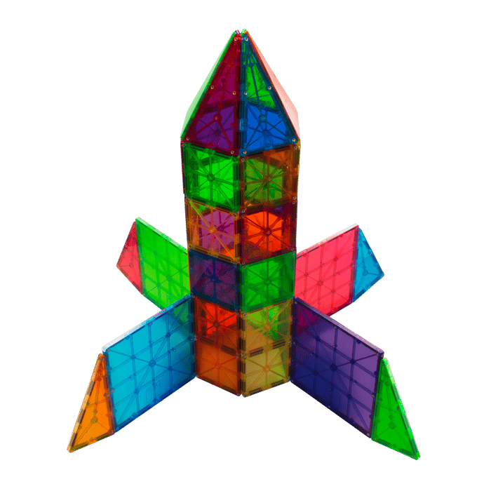 Magna-Tiles | Clear Colours, 100 pcs