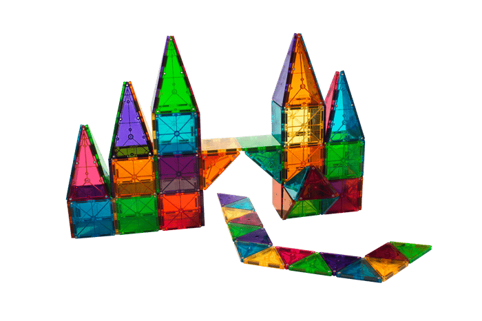 Magna-Tiles | Clear Colours, 100 pcs