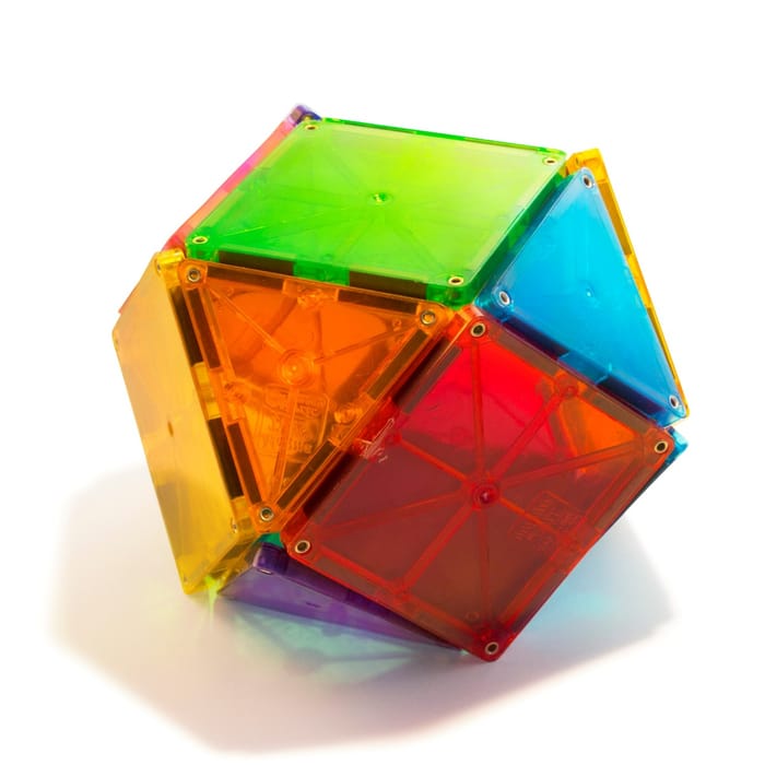 Magna-Tiles | Clear Colours, 32 pcs