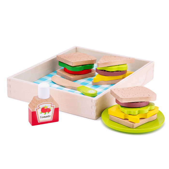 Play Food - Build Your Own Sandwich Set, 18 pcs