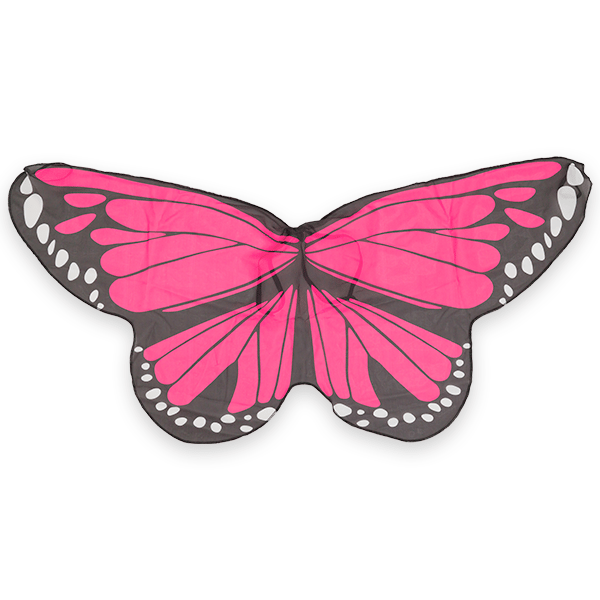 Butterfly Wings - Pink, Size 3-8 yrs