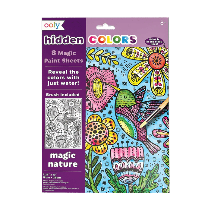 Magic Paint Sheets w. Brush - Magic Nature