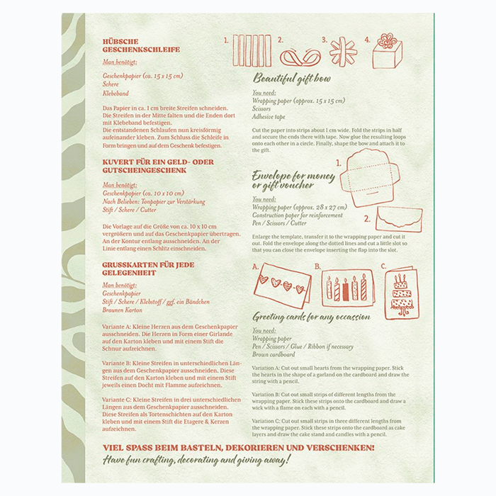 Gift Wrap Book - Colours of the Seasons