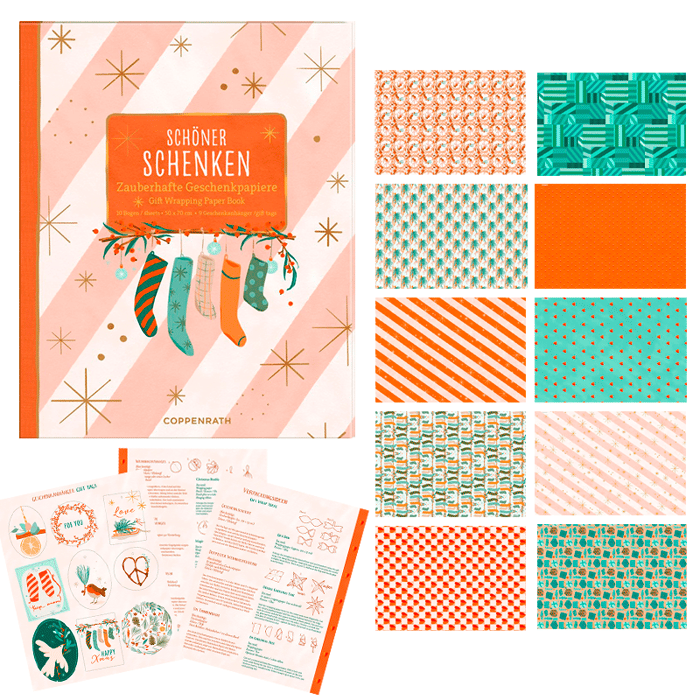 Gift Wrap Book - Cosy Christmas