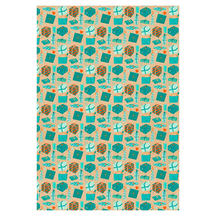 Gift Wrap Book - Cosy Christmas
