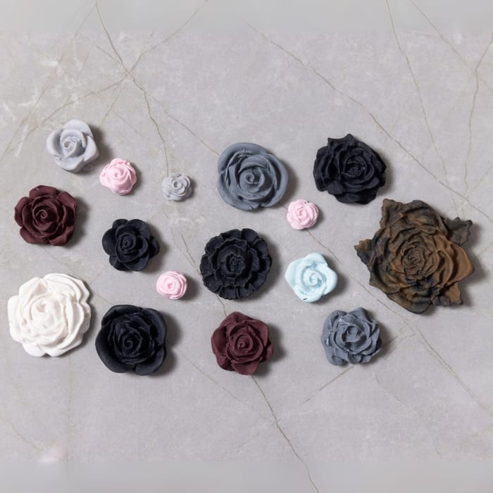 Silicone Mould - Roses, 21 Designs