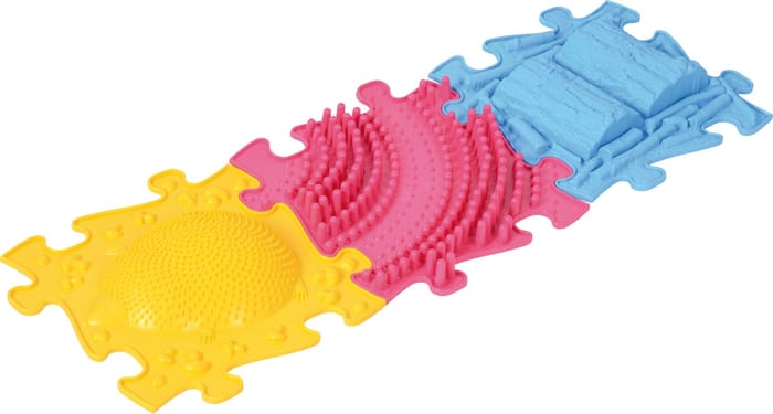 Textured Sensory Tiles, Set of 5 pcs