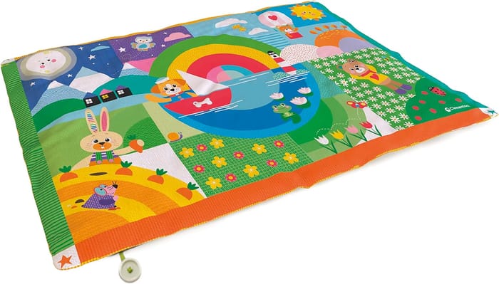 Baby Friends Soft Playmat w. Rainbow, 135 x 90 cm
