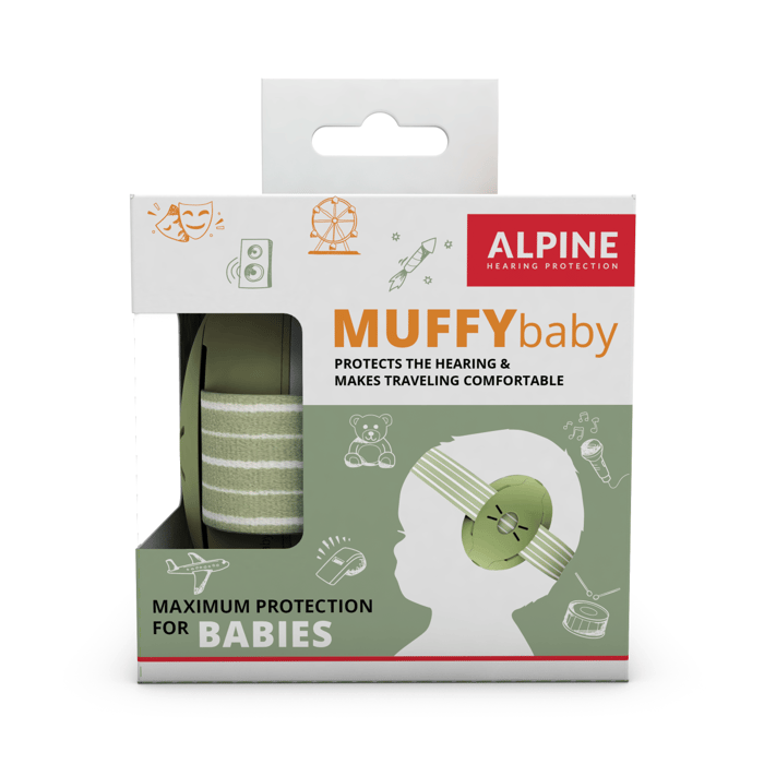 Muffy Baby Earmuffs 1-3 yrs - Green