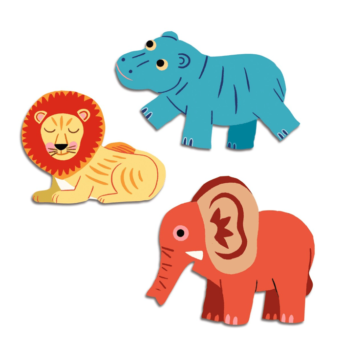 Stickers (from 18 mos) - Safari Animals