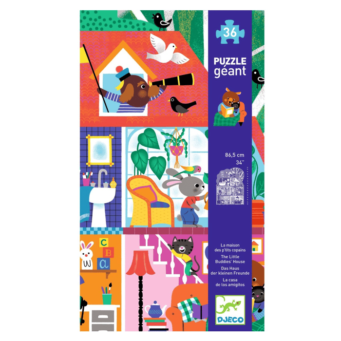 Floor Puzzle - The Little Buddies' House, 36 pcs