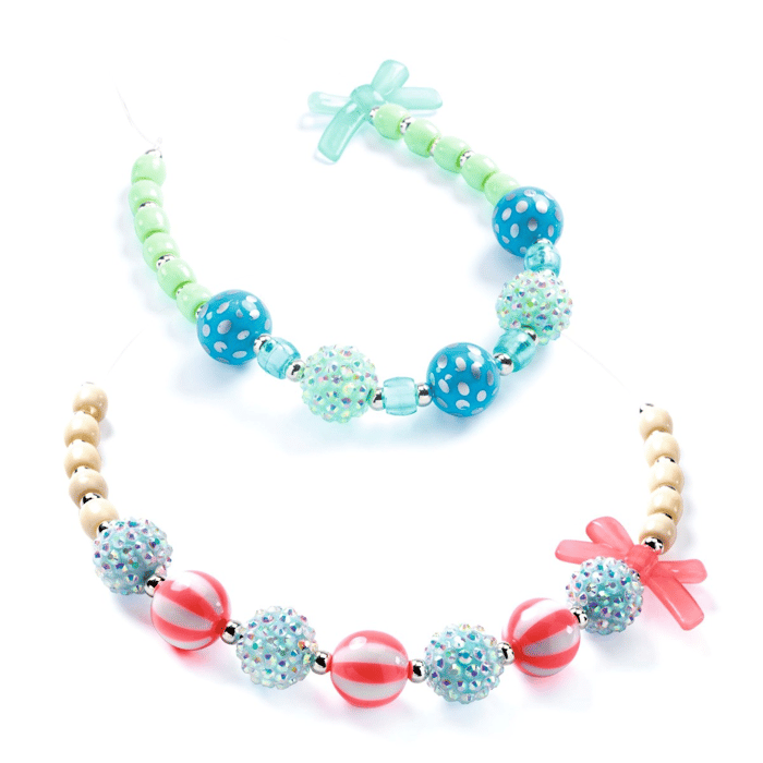 Plastic Beads - Silver Mix, 200+ pcs