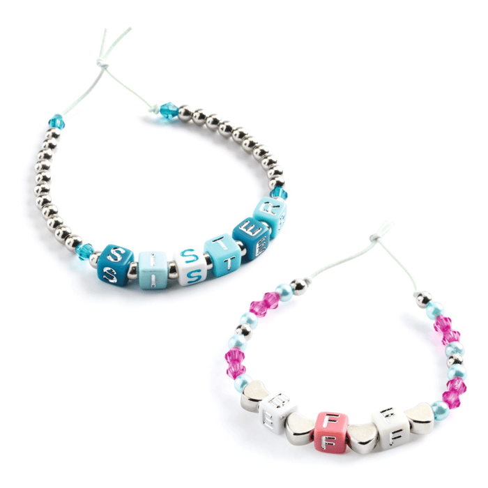Letter Beads - Silver Mix, 1,000 pcs