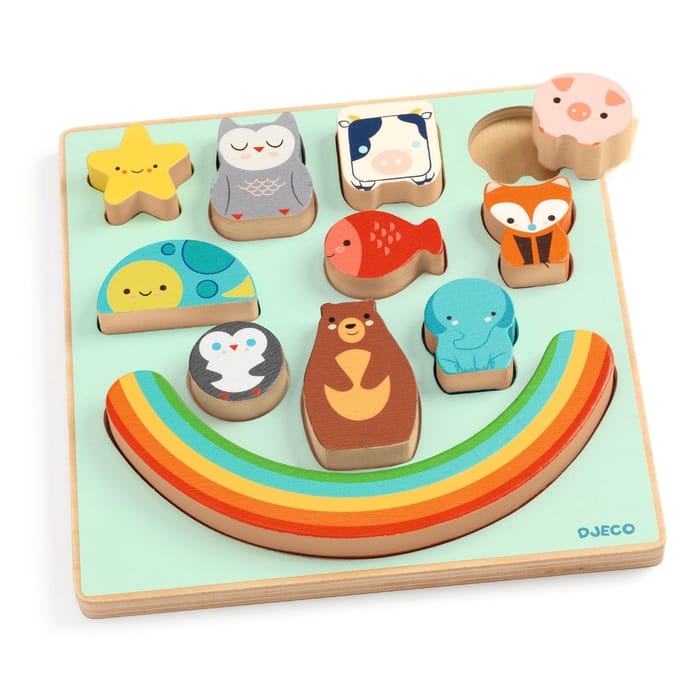 Puzz & Boom Rainbow - 2-in-1 Balance Game